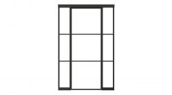 Patishon Ultimate Glazed Internal Single Door Partition 1552mm