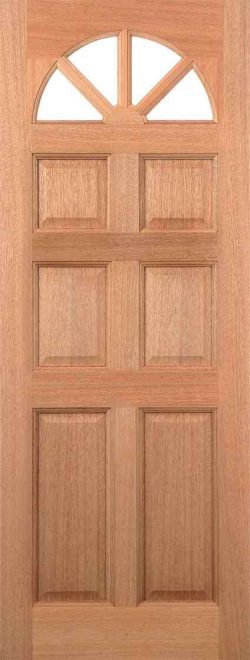 LPD Carolina 6P Hardwood Dowelled Unlgazed External Door