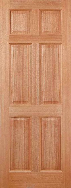 LPD Colonial 6P Hardwood Dowelled External Door