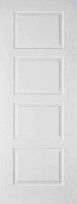 LPD Contemporary 4P White Primed Internal Door