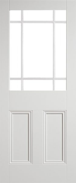 LPD White Downham Unglazed 9 Light Internal Primed Internal Door