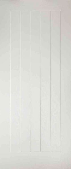 LPD White Mexicano Pre-Finished External Fire Door