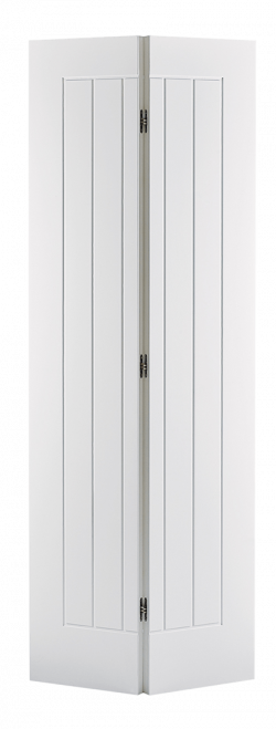 LPD Mexicano White Primed Internal Bi-Fold Door