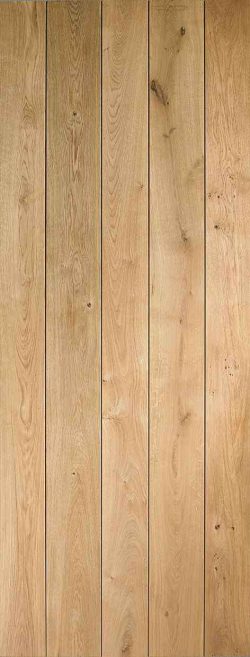 XL Joinery Rustic Oak Ledged Door
