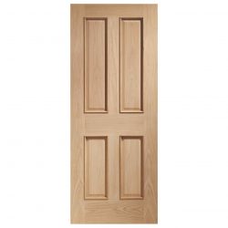 XL Joinery Victorian 4P With Raised Mouldings Internal Oak Fire Door